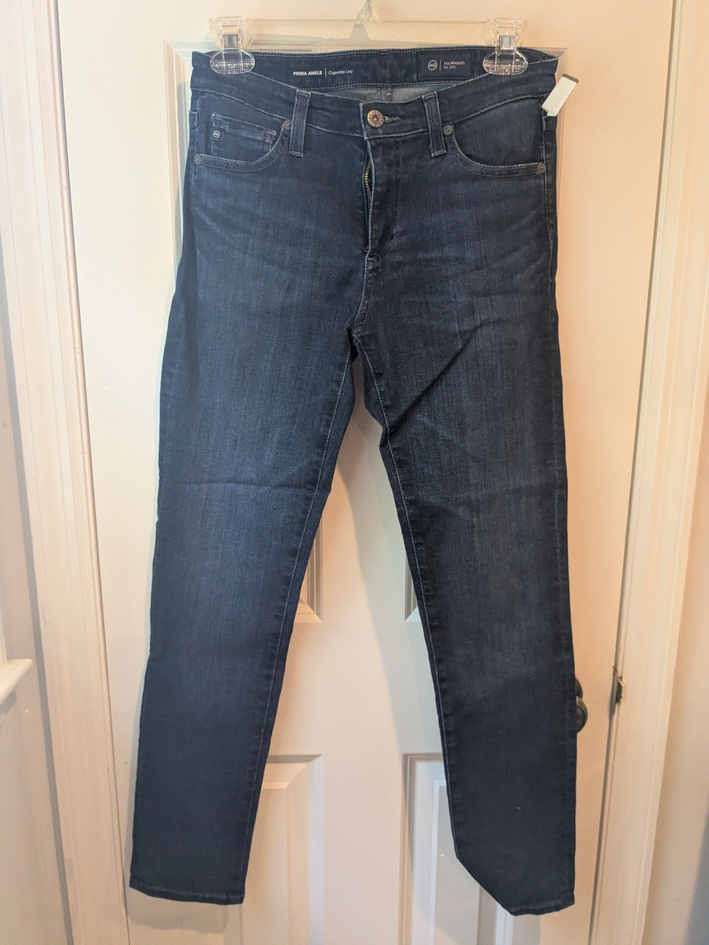 AG Women's Skinny Jeans in Dark Blue